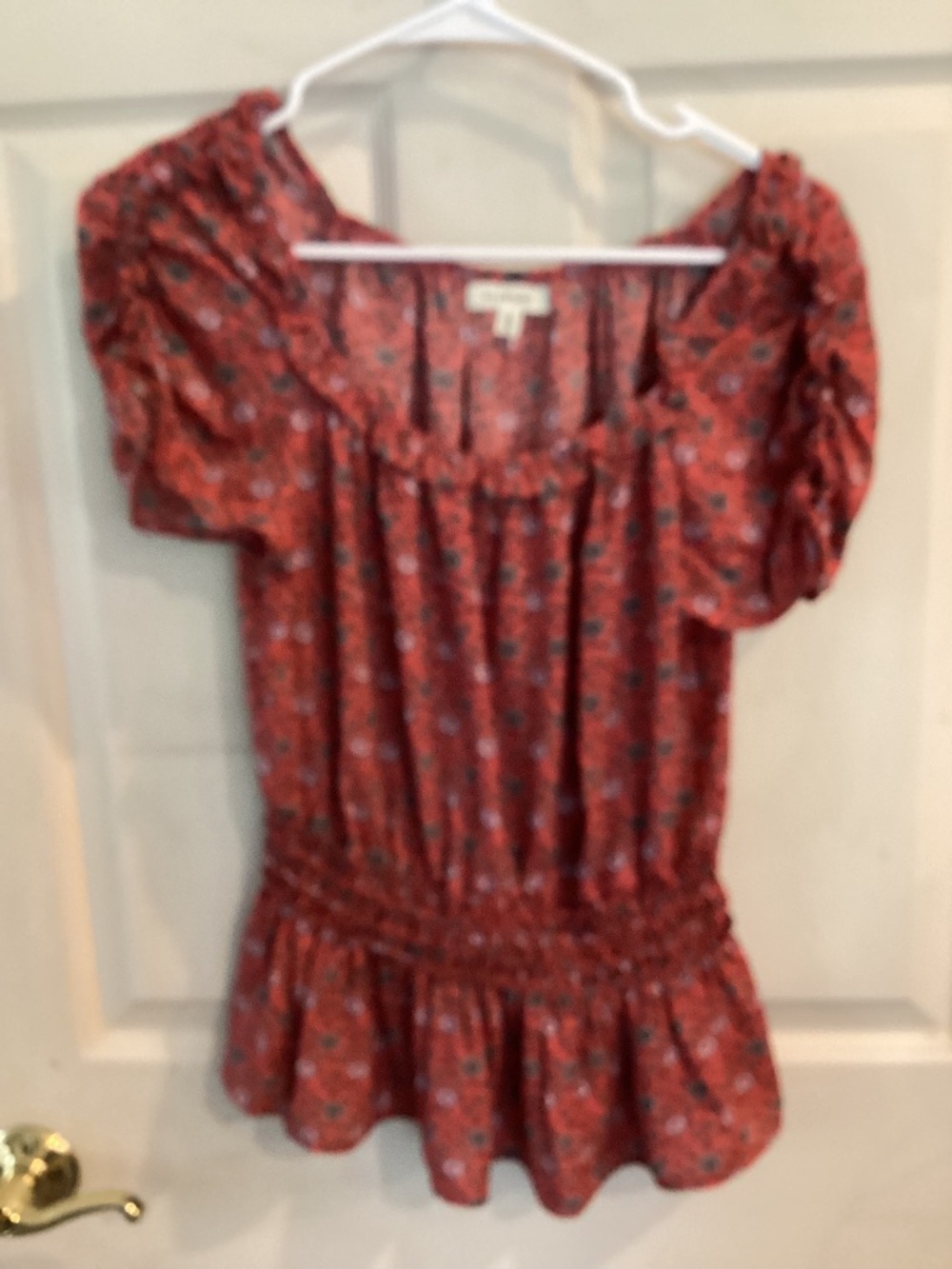 Max Studio Floral blouse medium